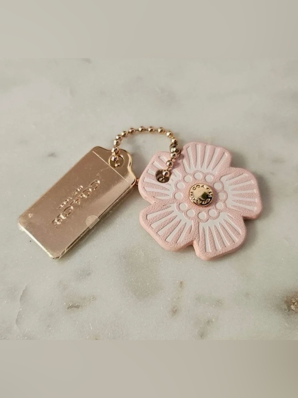 Coach Tea Rose Bag Charm